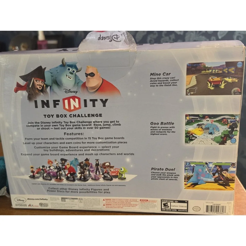 NEW Disney Infinity‎ Nintendo 3DS Toy Box Challenge Video Game Starter Pack 3DS